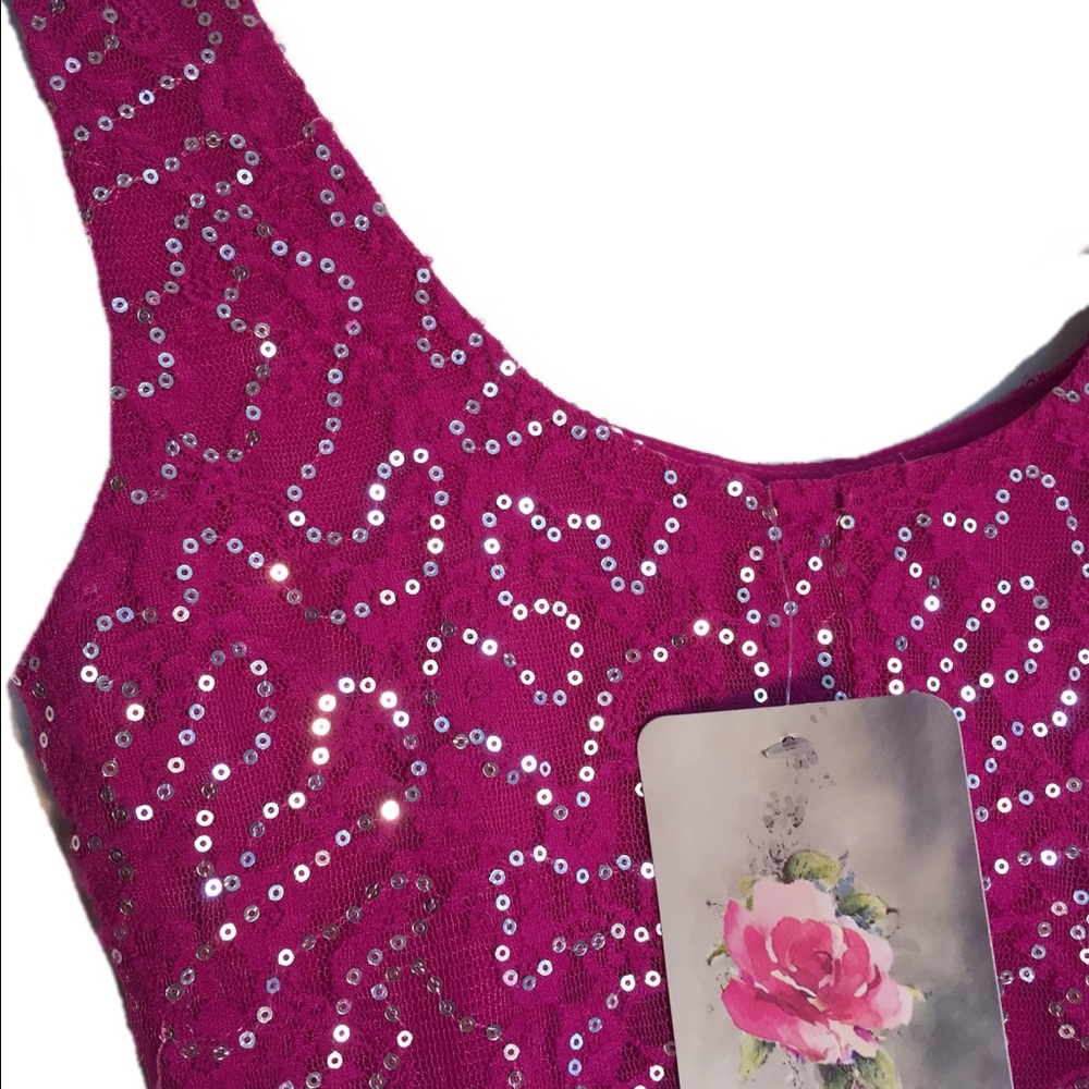 NWT Lily Rose sparkling minidress